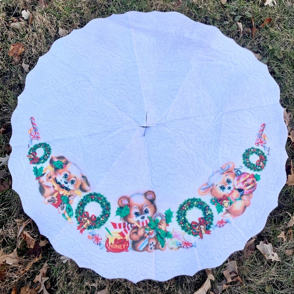 Tree Skirt Candy Etsy