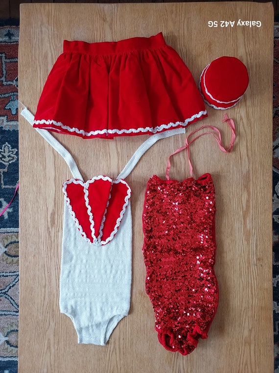 Vintage 1960s Child's Sequin Dance Outfit - image 1