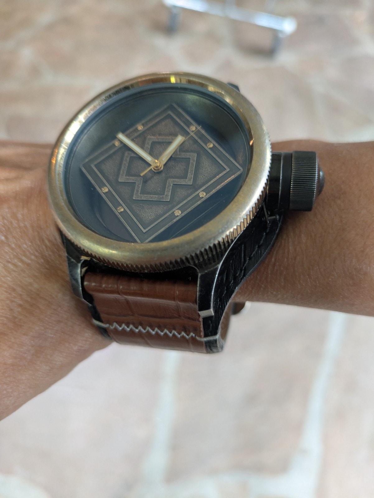 Rare Invicta Russian Diver 17649 Distressed Gunmetal Brown  display picture 2