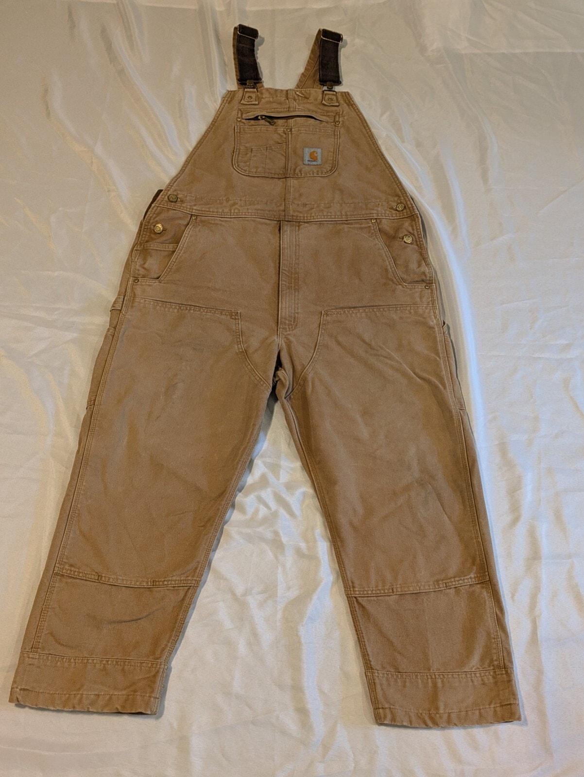 Carhartt Double Knee Overalls - Etsy
