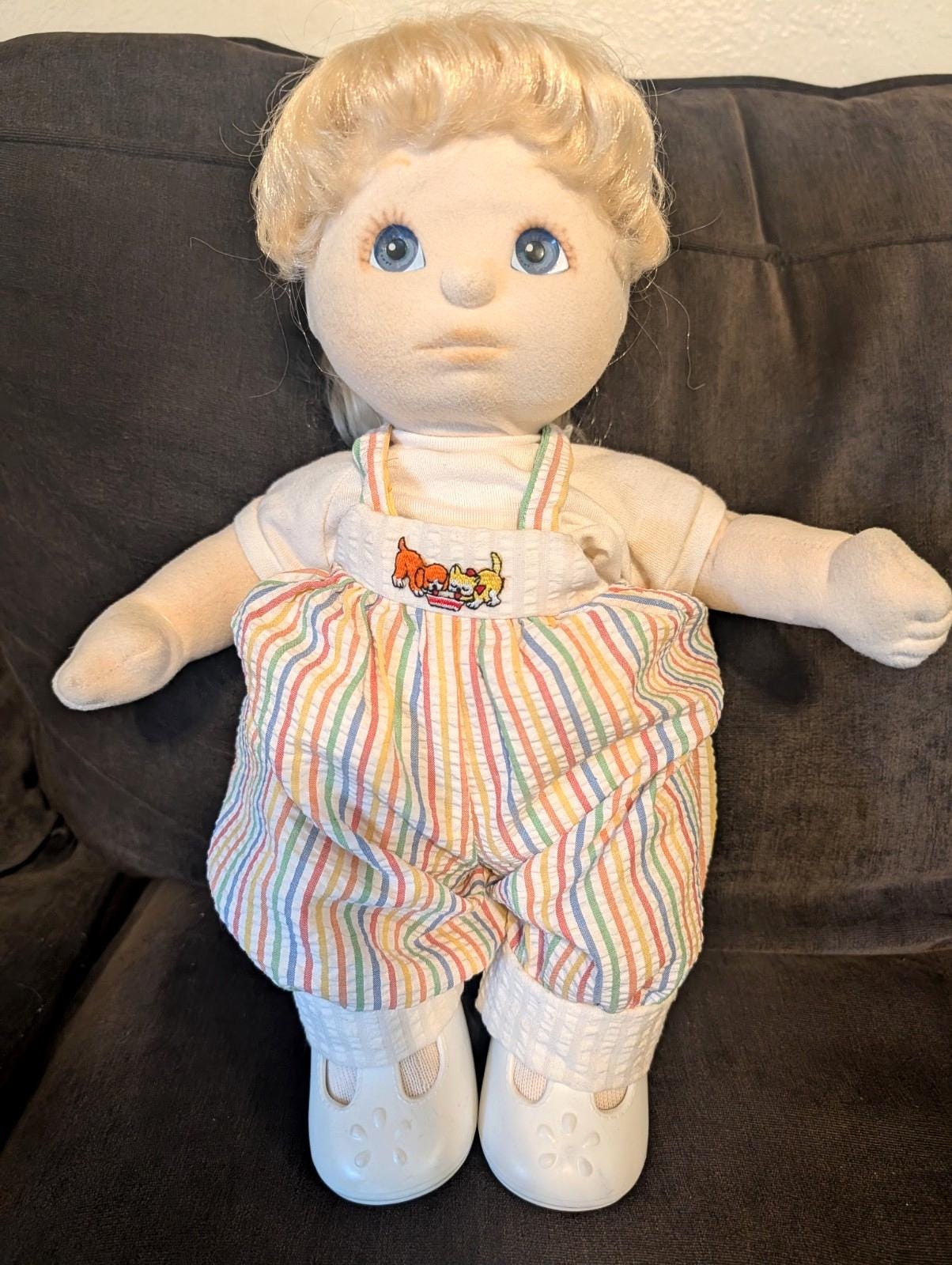 Poupée My Child Mattel 1985 – Fabriquée à Taïwan – Avec Accessoires D'origine