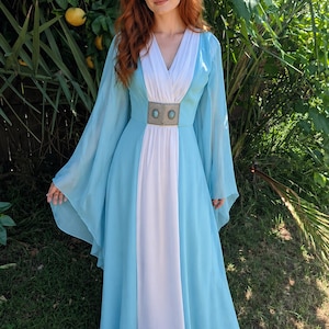 Greek Blue Dress - Etsy Greek Blue Dress - Etsy
