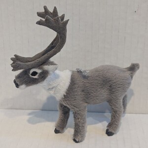 Faux Fur Deer Christmas Ornament Tree Elk Deer Forest Animal Holiday ...