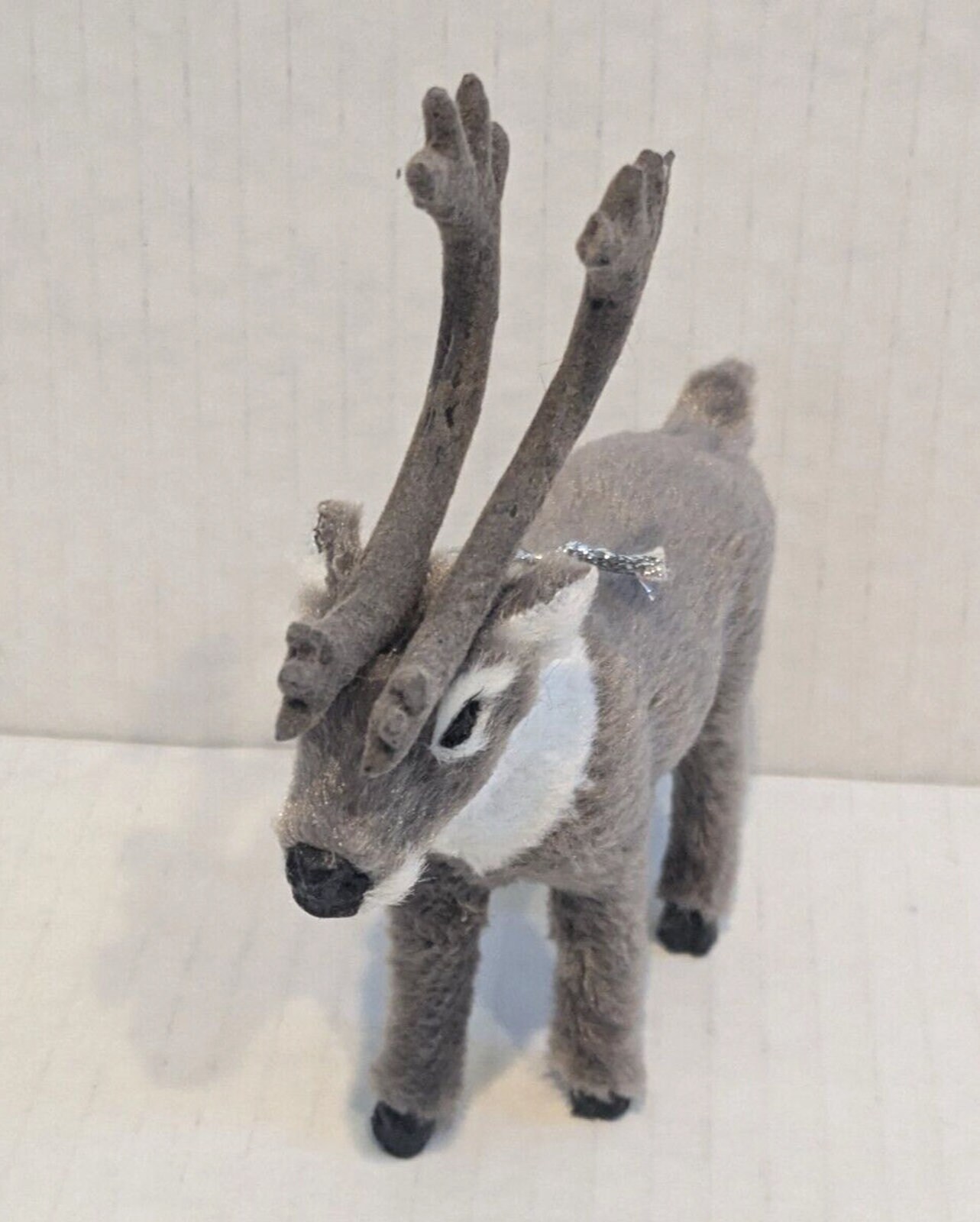 Faux Fur Deer Christmas Ornament Tree Elk Deer Forest Animal Holiday ...