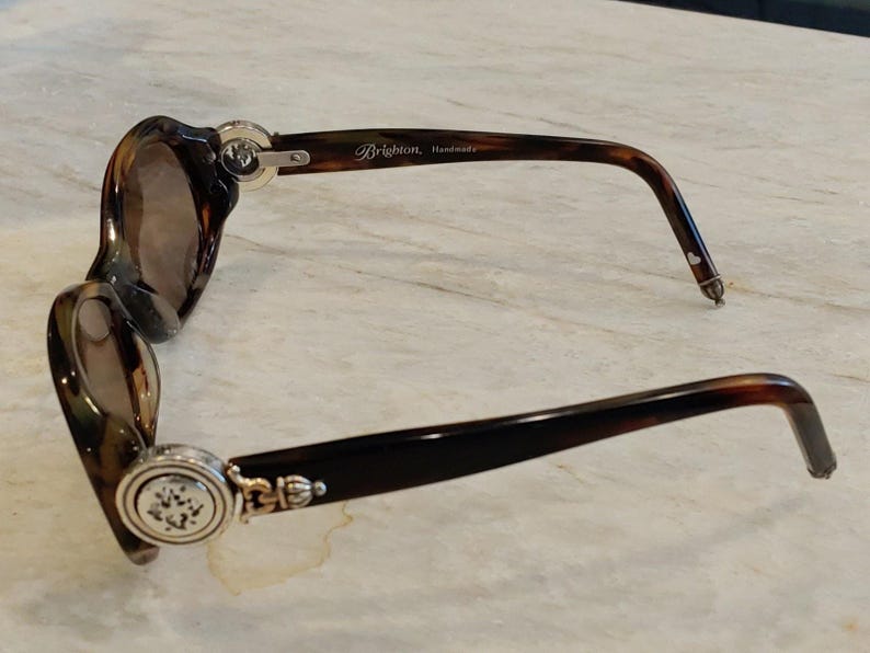 VTG Classic Brighton Sunglasses Here Comes The Sun Tortoise & Silver image 4