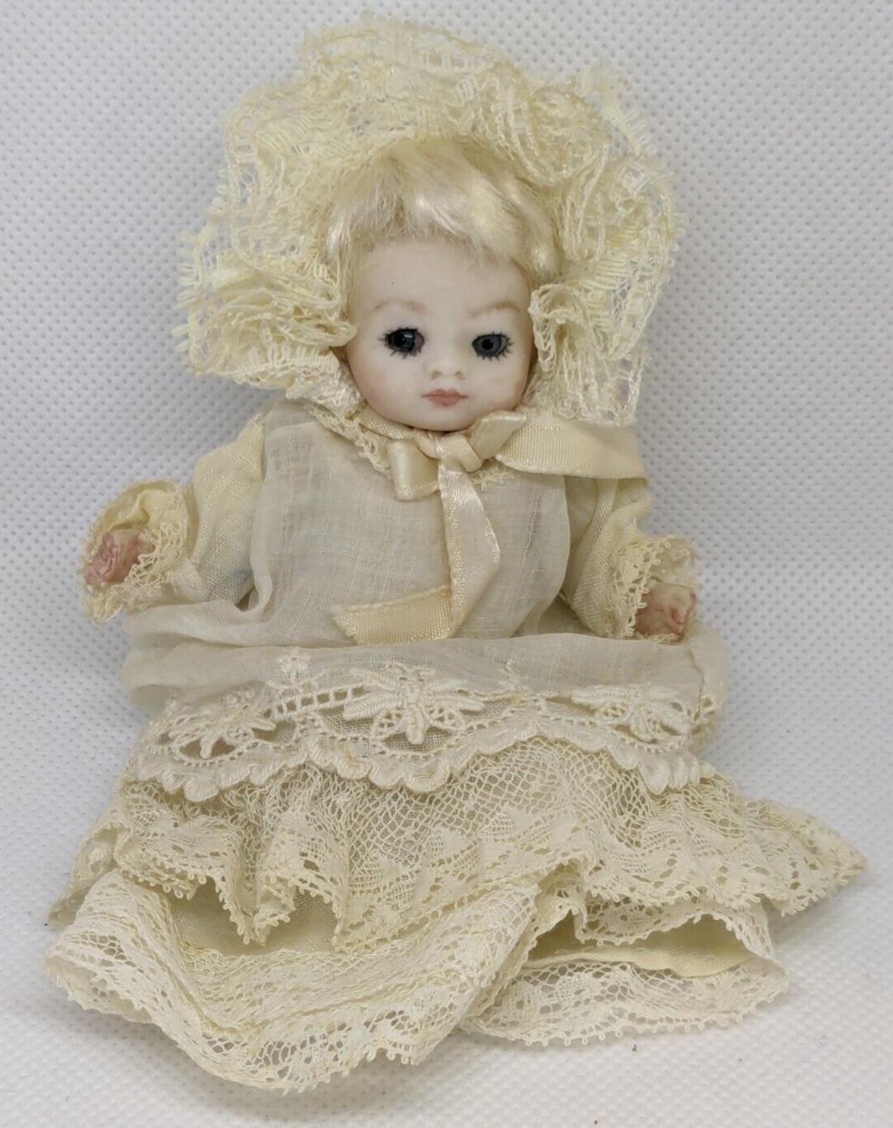 All-Original German Bisque Doll as Candy Container