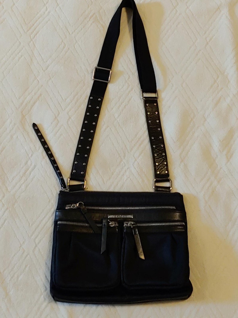 Brighton City Lights AUSTIN Black Crossbody Hobo Bag Handbag Purse image 1