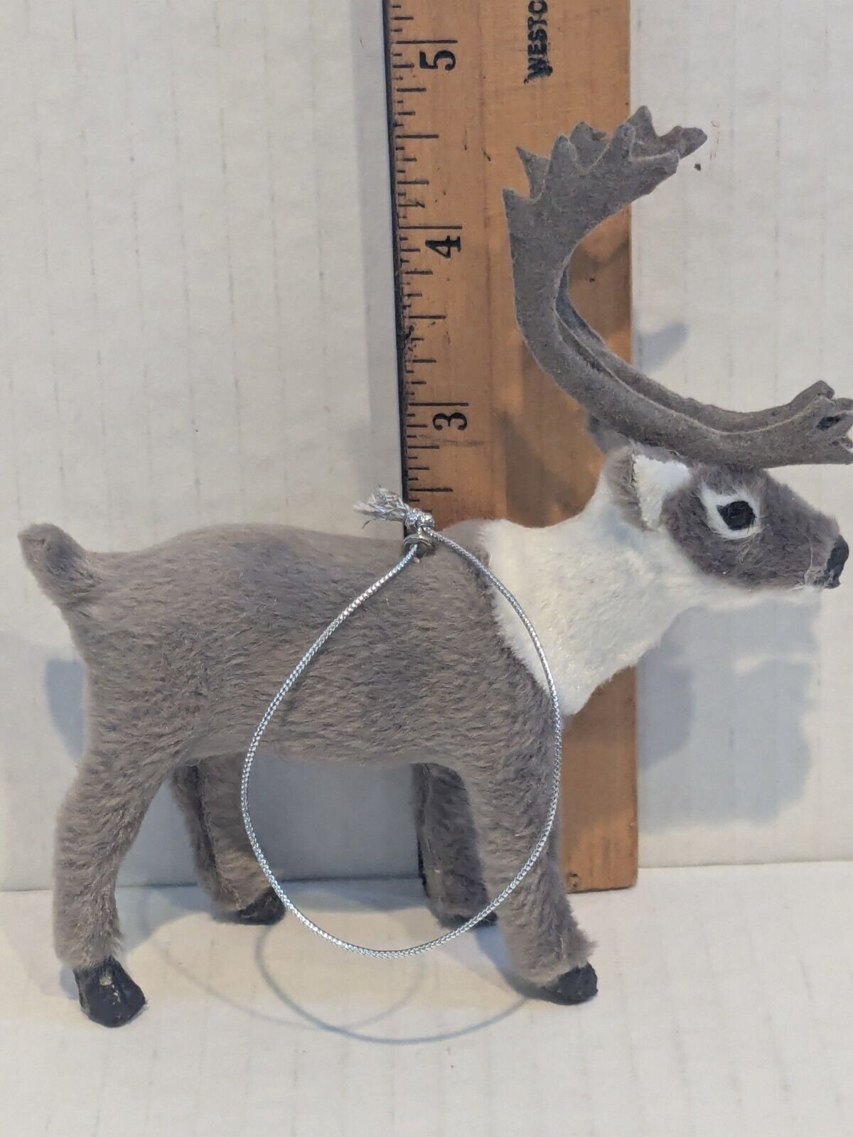 Faux Fur Deer Christmas Ornament Tree Elk Deer Forest Animal Holiday ...