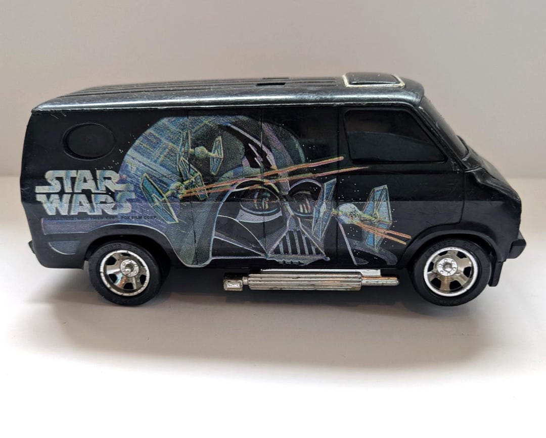 希少1977年にケナー社ヴィンテージ玩具 スターウォーズ SSP Van VTG 1977 SSP Star Wars Darth Vader Van – Van Only (no Rip Cord
