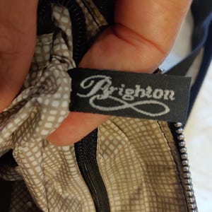 Brighton City Lights AUSTIN Black Crossbody Hobo Bag Handbag Purse image 4