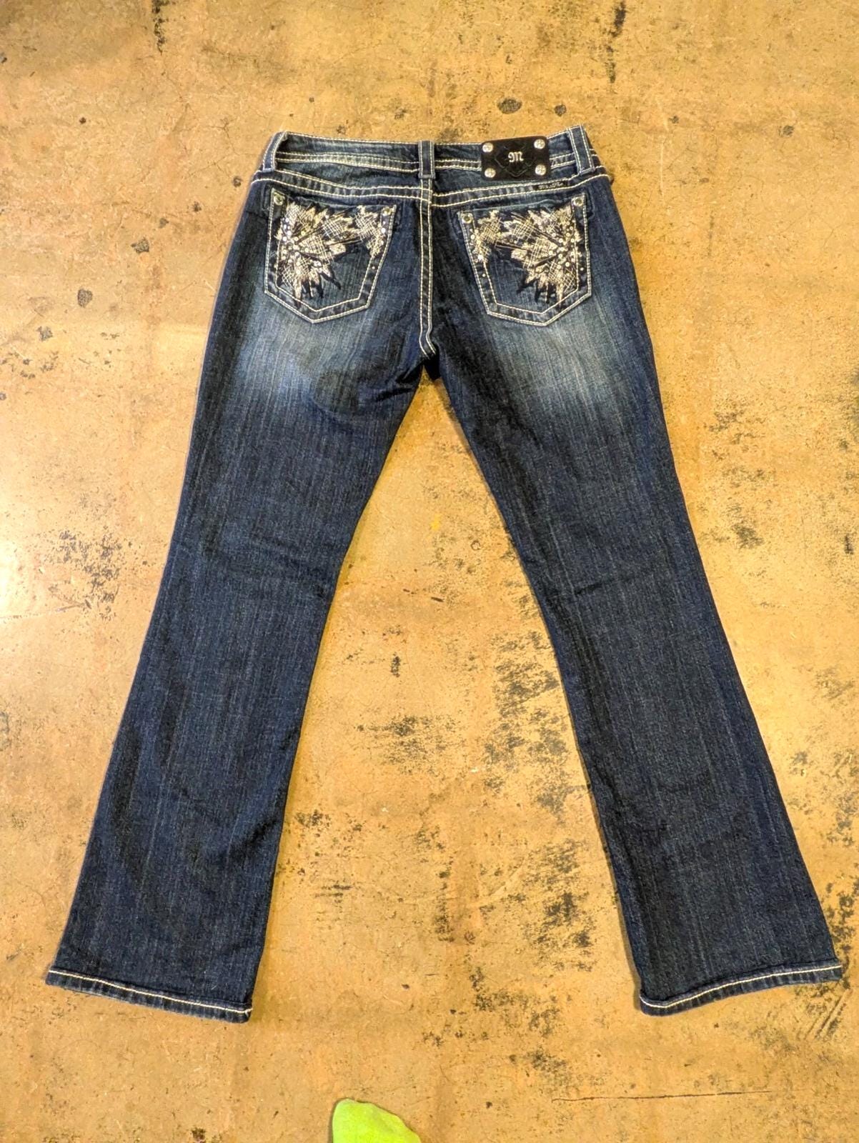VTG Miss Me Jeans Low Rise Boot Cut Size 31