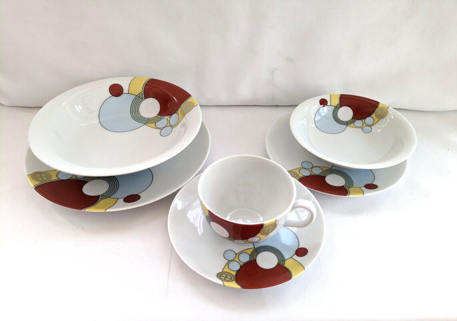 帝国ホテル　フランクロイドライトNoritake陶磁器皿 6枚セット フランク・ロイド・ライトの旧帝国ホテルで使われた食器が名古屋の