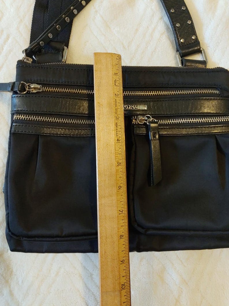 Brighton City Lights AUSTIN Black Crossbody Hobo Bag Handbag Purse image 9