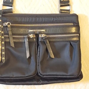 Brighton City Lights AUSTIN Black Crossbody Hobo Bag Handbag Purse image 3