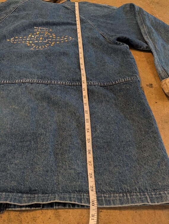Vtg 80s OshKosh B'Gosh Denim Chore Jacket Womens M Ov… - Gem