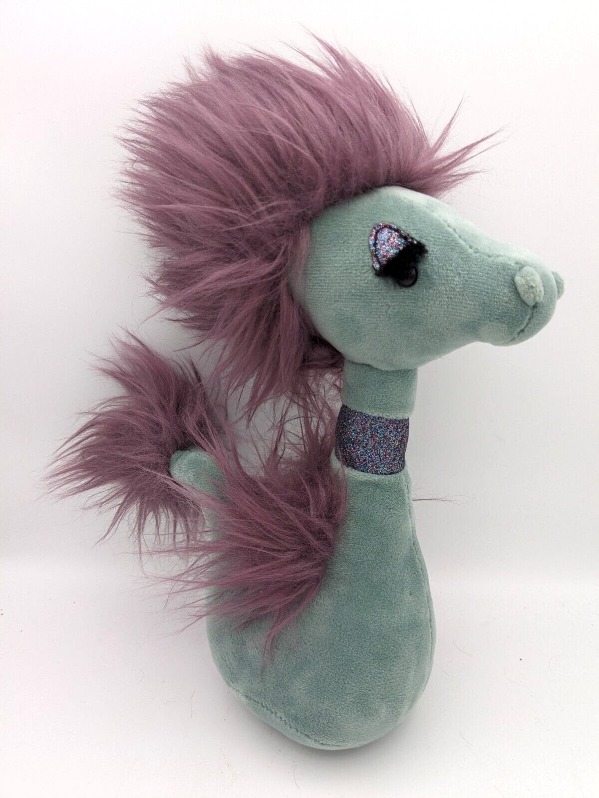 Jellycat Curiosity Seahorse Teal Purple Plush Stuffed Animal 11 Retired Soft Etsy