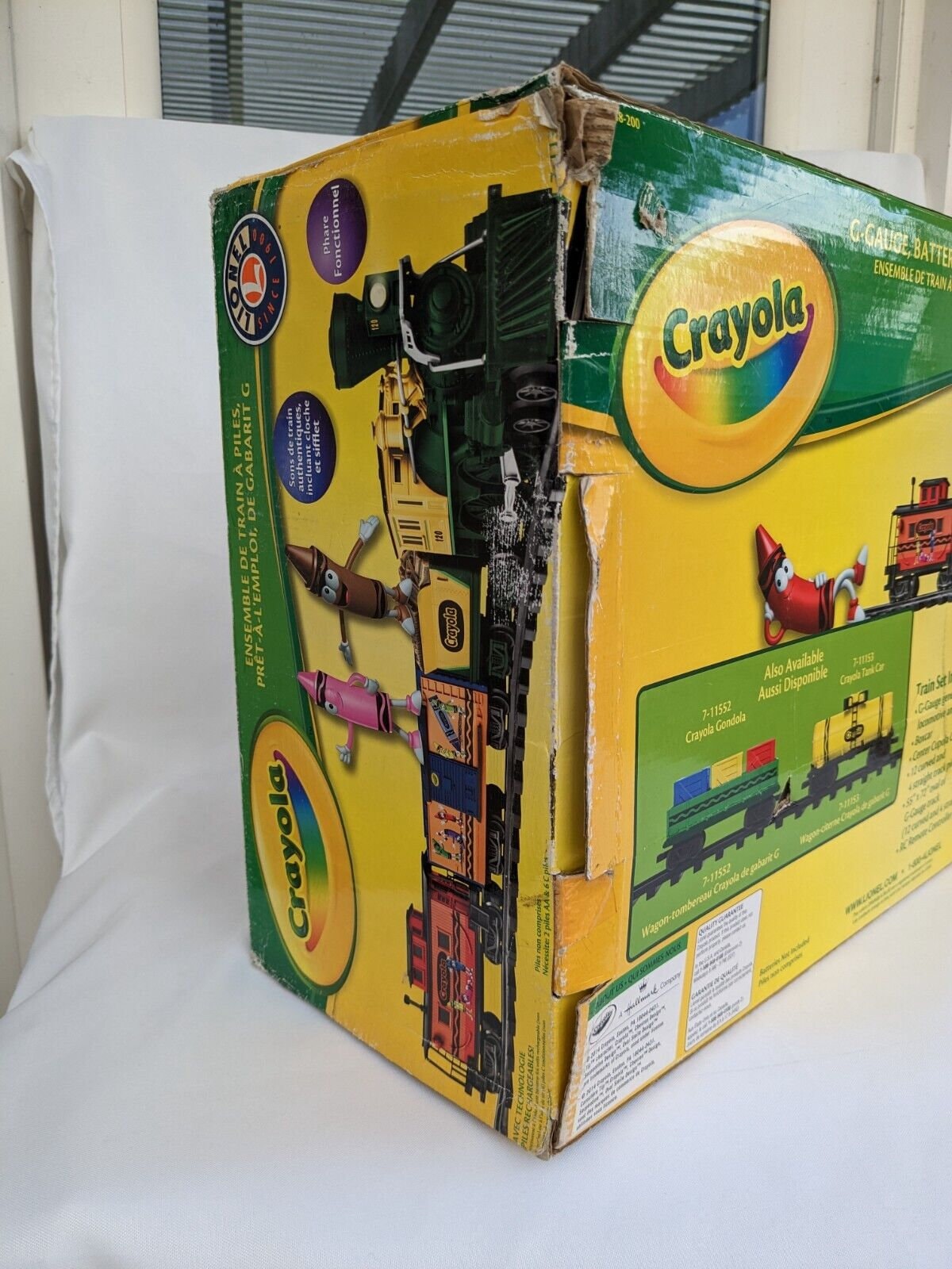 Lionel Crayola G gauge Battery Powered Train Set in Box Tested Works Etsy UK