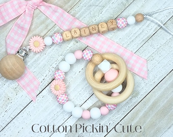 Custom Pacifier Clips Safe Unique Baby Boy Girl Cute Moms Dads Gifts for Baby Baby Shower