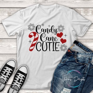 Candy Cane Cutie Christmas Shirt| Shirt for Christmas Party| Christmas shirt