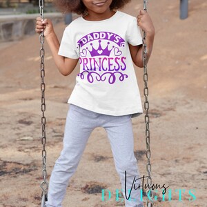 Daddy&#39;s Princess T-shirt For Girls, Princess T-Shirt For Girls, Youth Daddy&#39;s Princess Shirt, Princess Shirts for Girls, Daddy&#39;s Princess