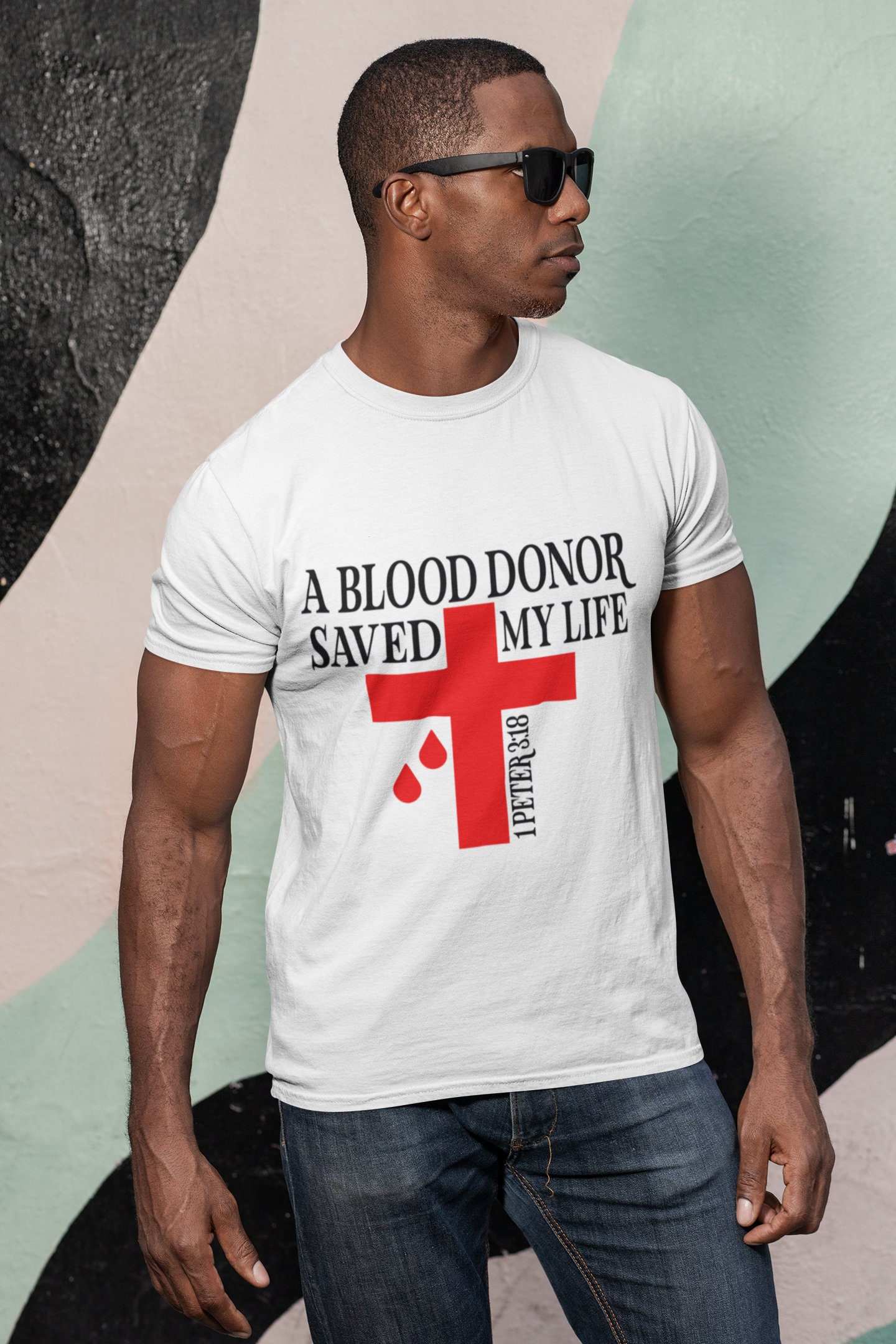 A Blood Donor Saved My Life Men ShirtsChristian Faith Shirt