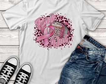 Pink Out Cancer T-Shirt | Pink Out Gift | Custom Pink Out Cancer Shirt | Breast Cancer Awareness Tee | Perfect Custom Awareness Gift