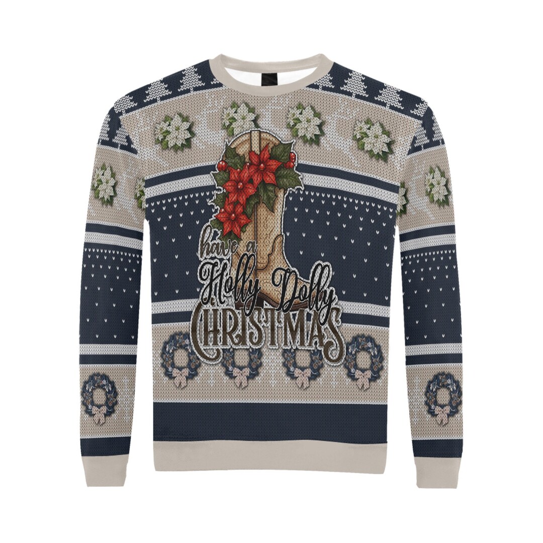 Holly christmas sweater hotsell