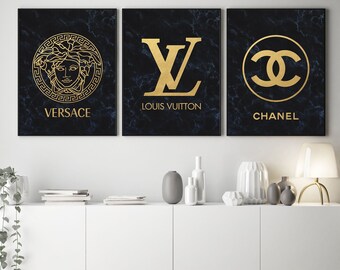 DIY DESIGNER CANVAS WALL ART  GUCCI , LOUIS VUITTON , CHANNEL I  Customising Your Own Designers 