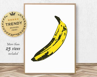 banana poster etsy