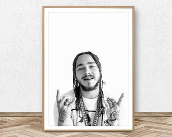 Post Malone Art Etsy
