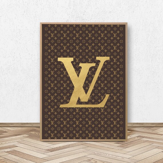 Louis Vuitton Print Fashion Print LV Monogram Louis Vuitton | Etsy