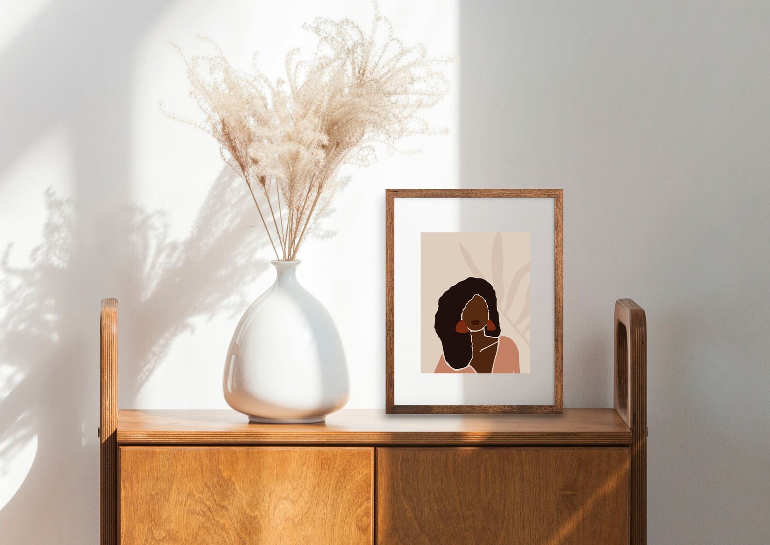 Black Woman Art Print Natural Hair Art Poster African Etsy
