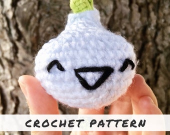 Crochet Garlic Amigurumi | CROCHET PATTERN