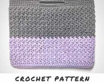 Book Lover Bag Pattern | Crochet Bag | Book Sleeve | CROCHET PATTERN