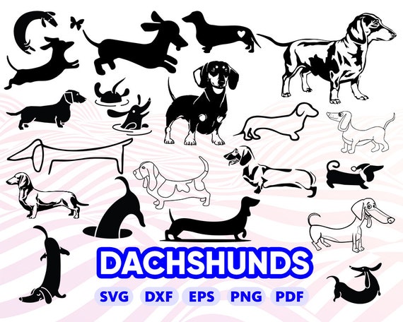 Download DACHSHUND SVG doxie svg wiener dog svg pet svg dachshund ...