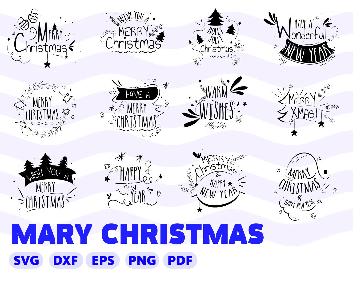 Download Free Christmas Quote Svg Quote Dxf Cut File Christmas Cut File Etsy SVG DXF Cut File