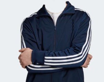 Herren Track Suit Marineblau