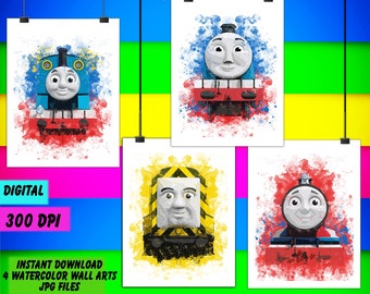 Welp Thomas train poster | Etsy LQ-05