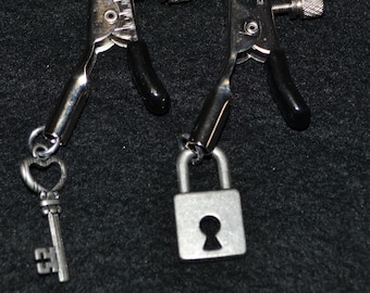 Lock and Key Adjustable Nipple Clamps -- Ready to Ship