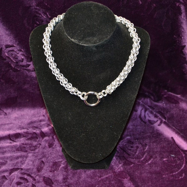 Enthrall Chainmail Daywear Collar / Choker -- Multiple Color Options!