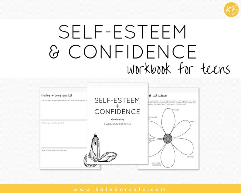 Self esteem Confidence Workbook For Teens Etsy self-esteem-confidence-workbook-for-teens-etsy