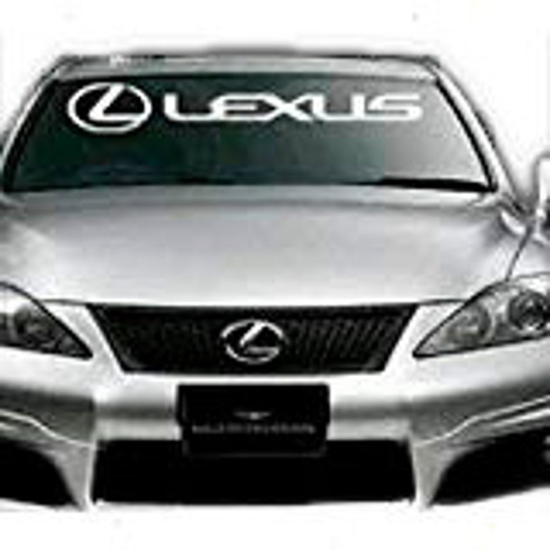 Gy Lexus Windshield Coche Sticker Banner Etsy