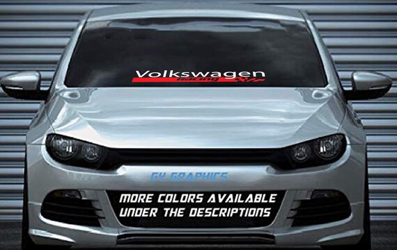 Side Windshield DOHC Decal banner graphic sticker truck car