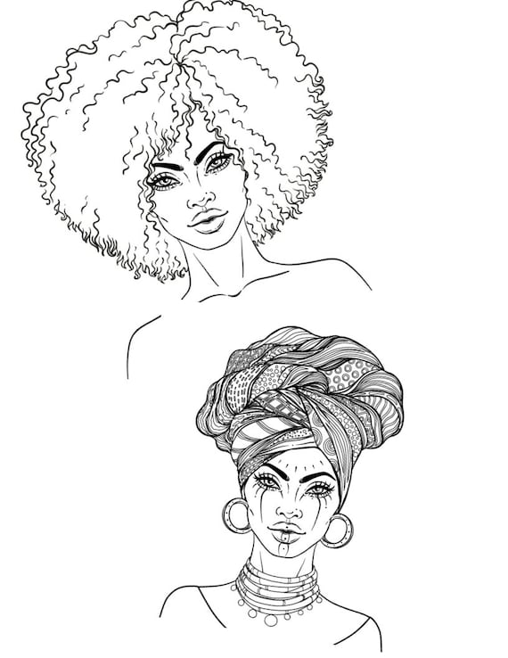 Download Coloring Book Drawings Digital Art Clipart Etsy