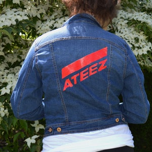 ATEEZ Painted Denim Jacket