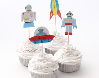 24pac Lot Unicorn Party Cupcake Topper Happy Birthday Party Etsy