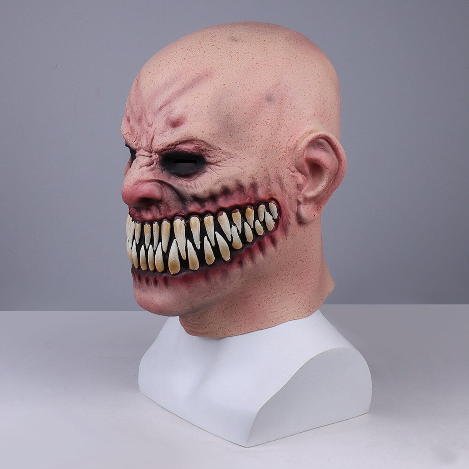 Creepy Stalker Men Mask Big Teeth Smile Face Masques Anime | Etsy