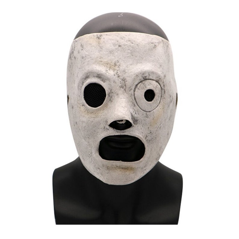 Slipknot Maske Corey Taylor Cosplay Live Tv Slipknot Dj Latex Etsy