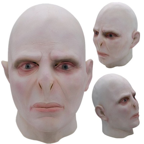 Lord Voldemort máscara de látex Cosplay máscaras fancy vestido Etsy