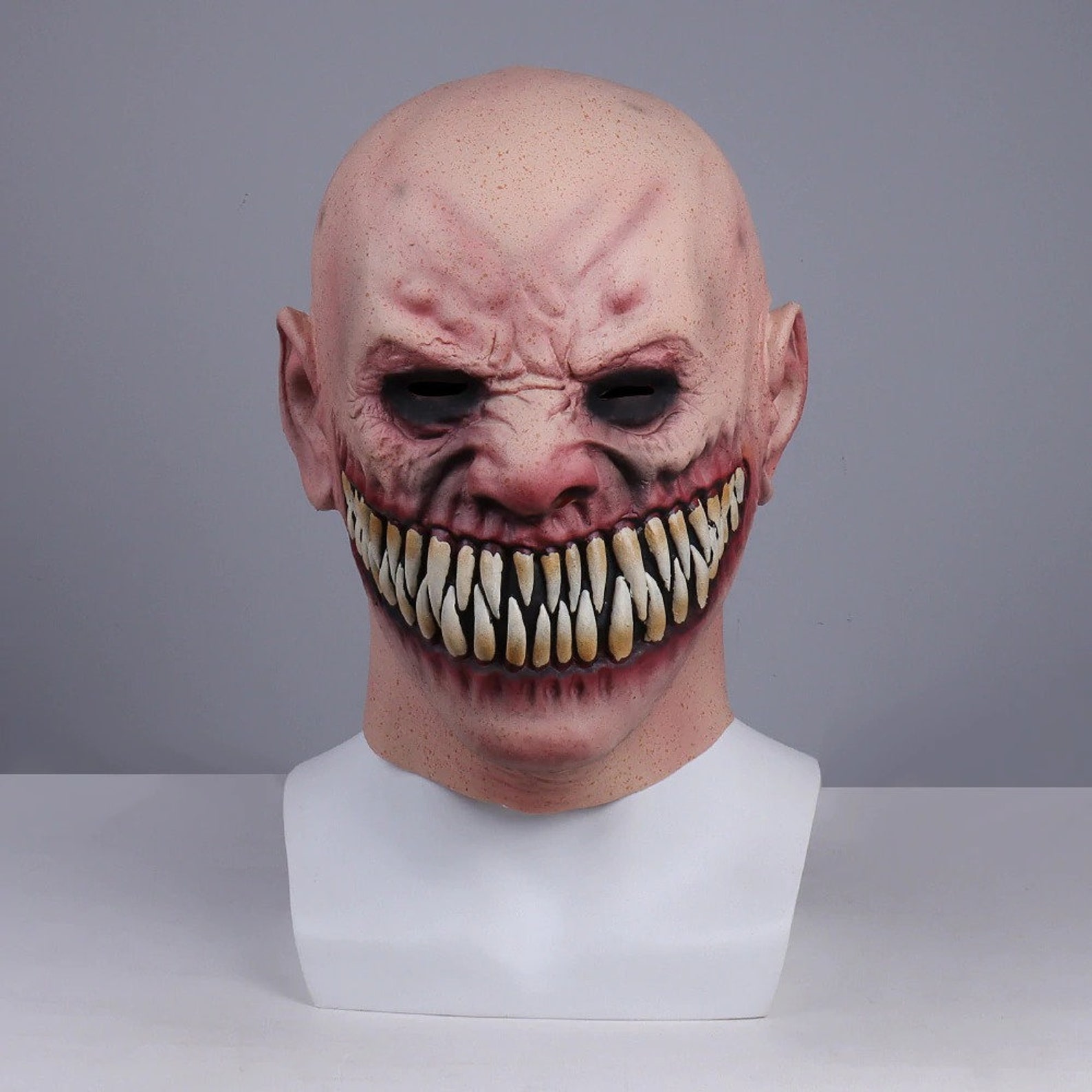 Creepy Stalker Men Mask Big Teeth Smile Face Masques Anime | Etsy